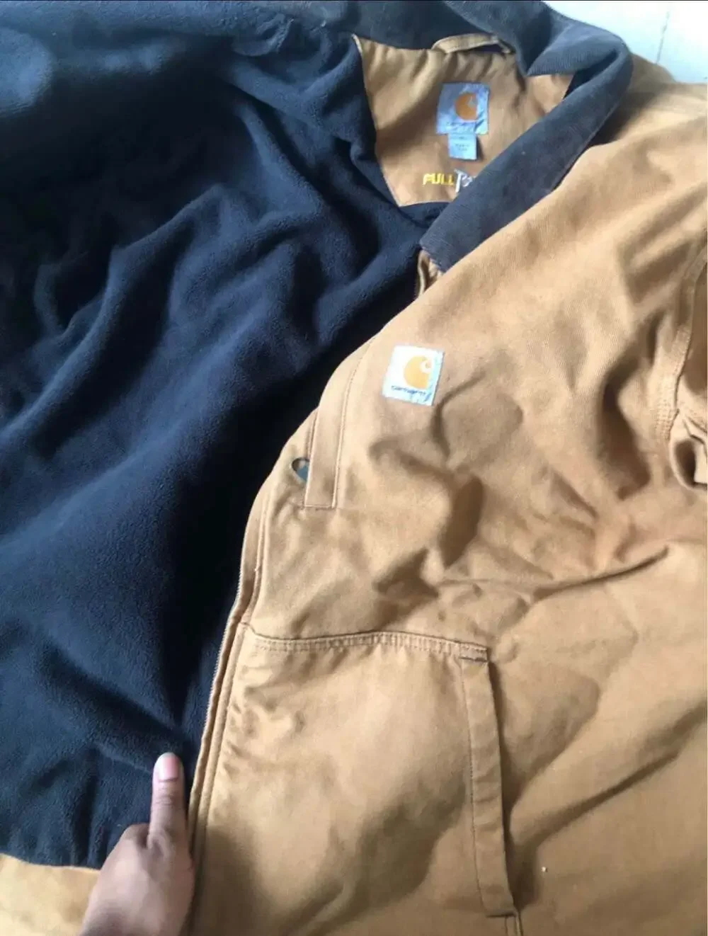 Carhartt Full Swing Armstrong Active Work Jacket Brown Carhartt Brown With Tags